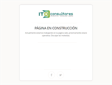 Tablet Screenshot of itdconsultores.com